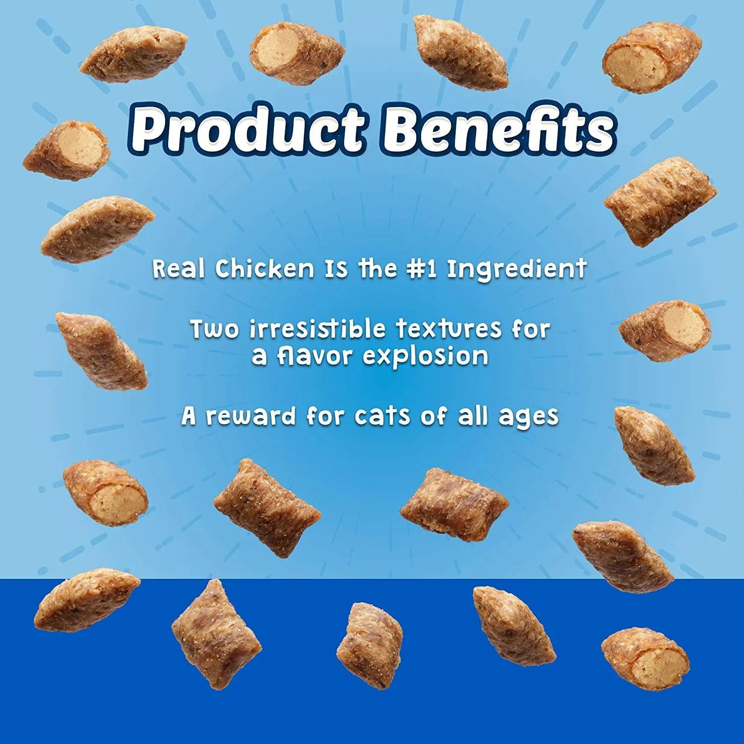 Blue Buffalo Bursts Crunchy Cat Treats Chicken Flavour