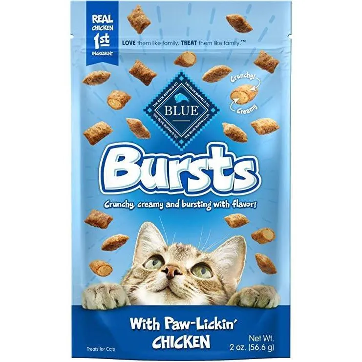 Blue Buffalo Bursts Crunchy Cat Treats Chicken Flavour