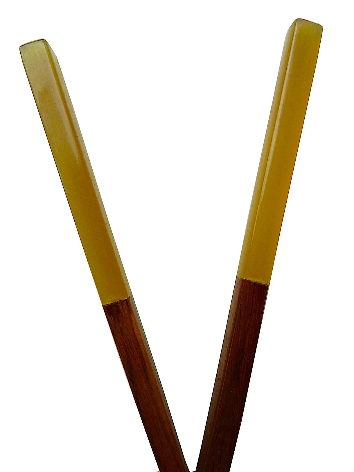 Chopsticks Rosewood And Black Horn 10Cm