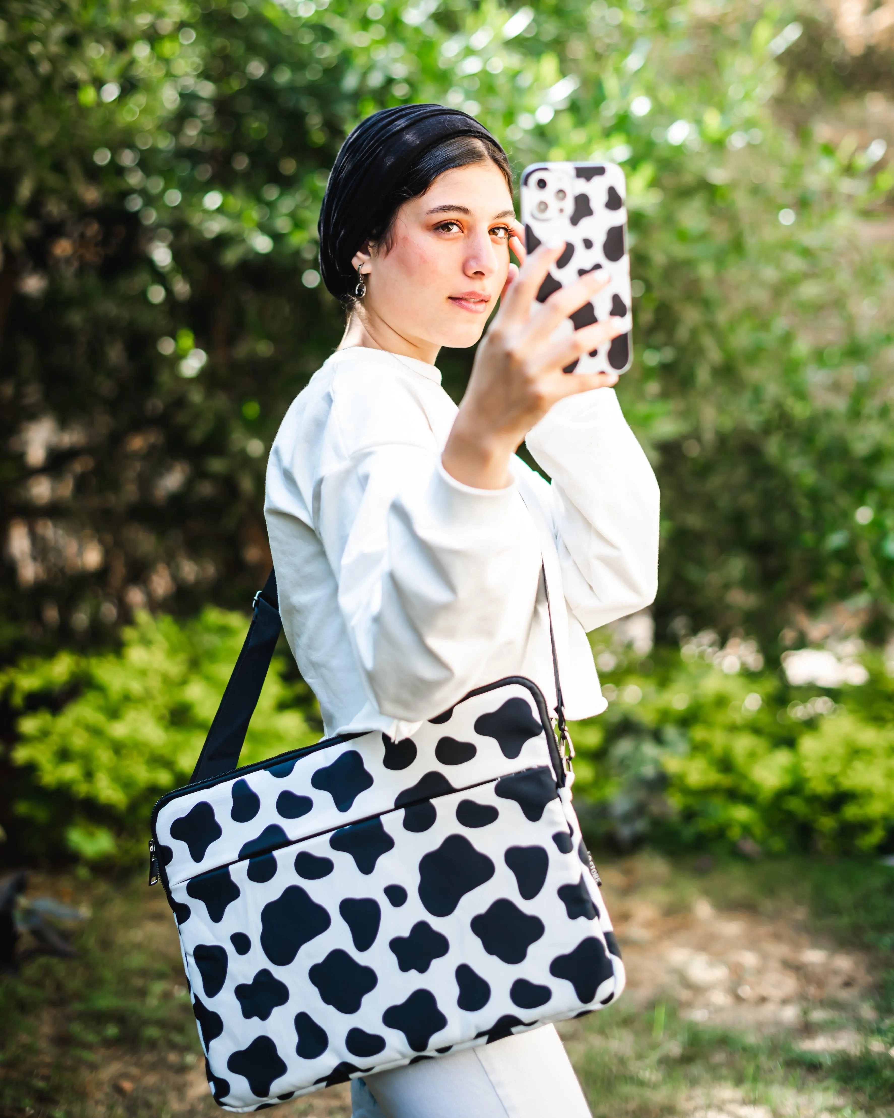 Cow Print Laptop Sleeves
