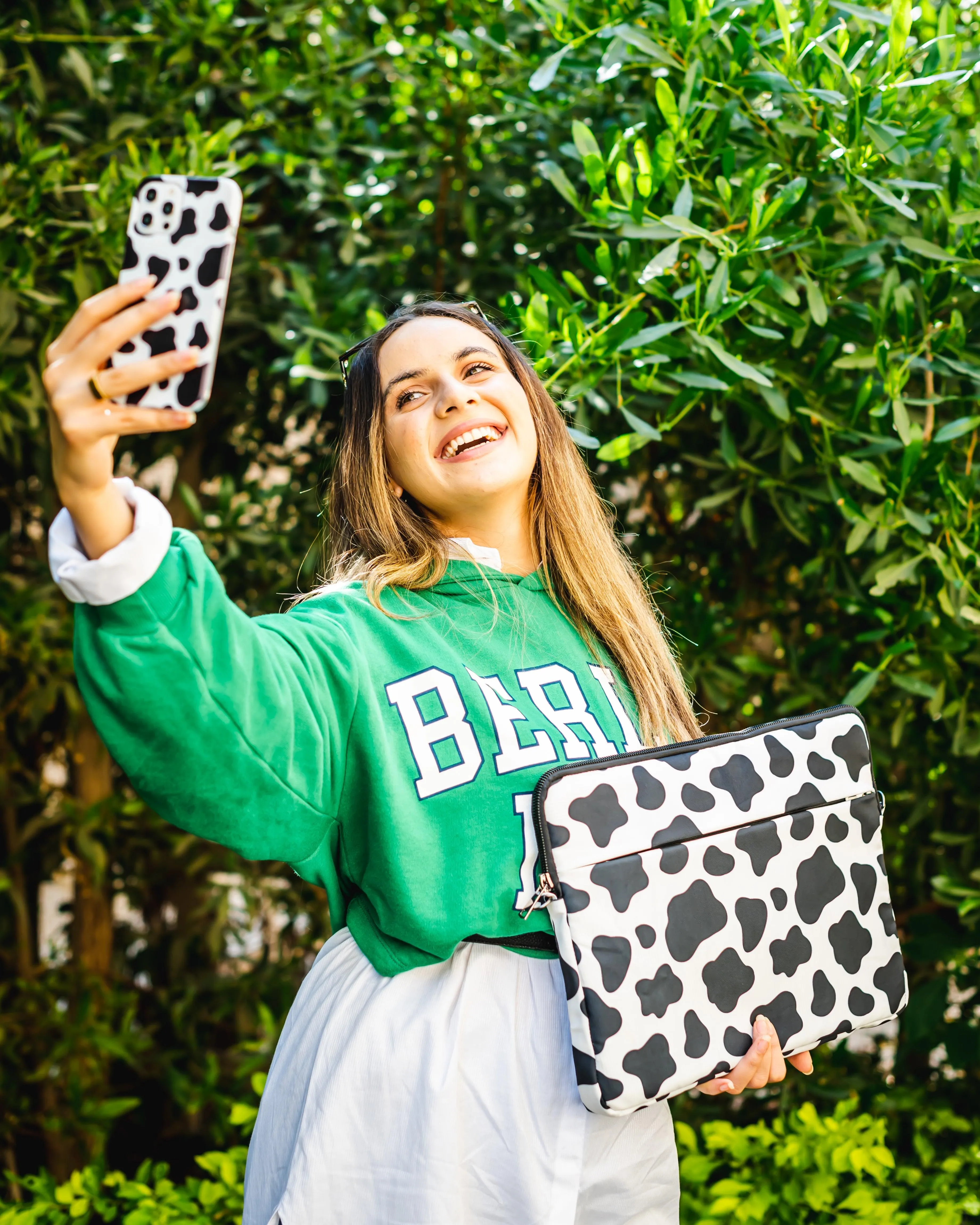 Cow Print Laptop Sleeves