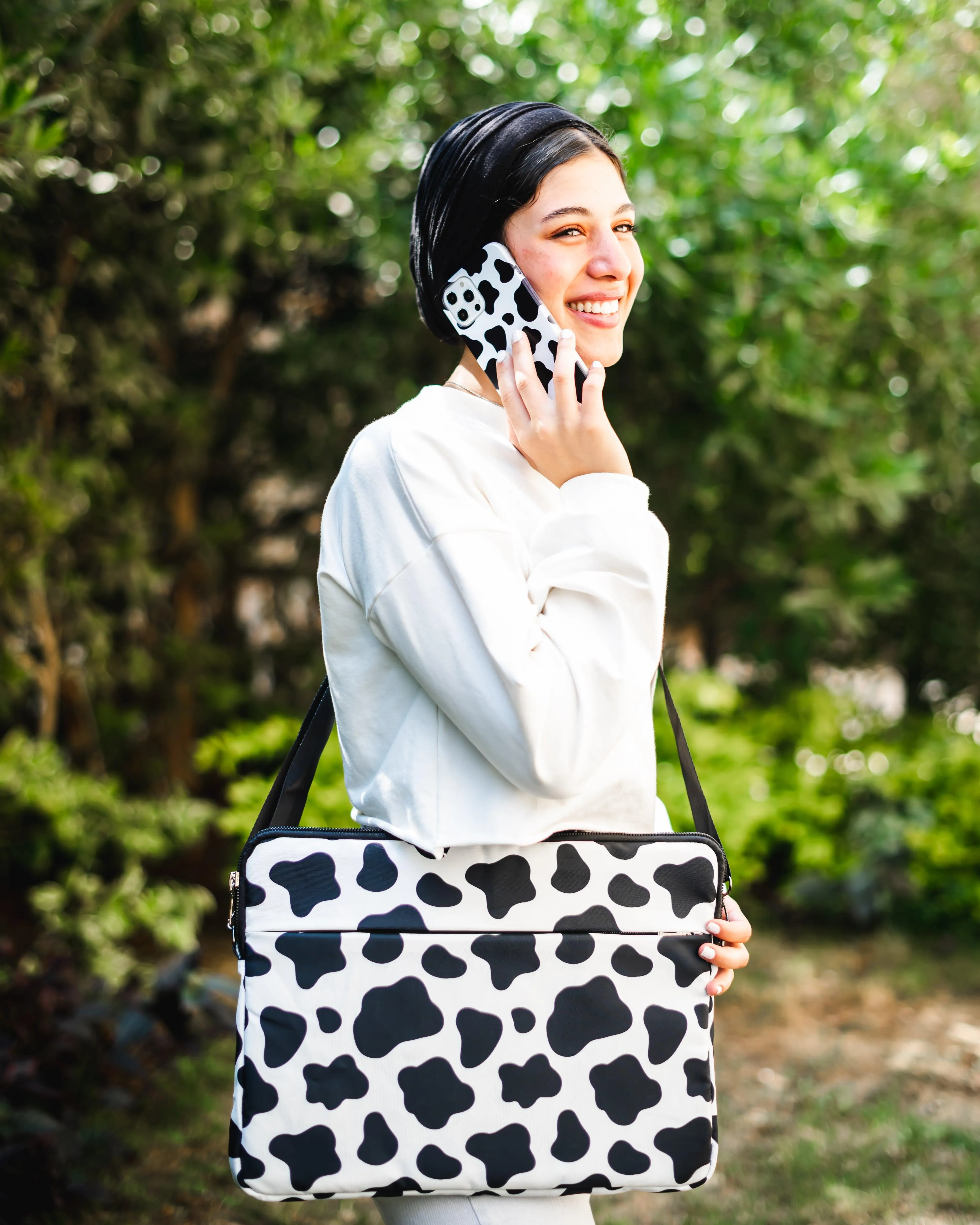Cow Print Laptop Sleeves