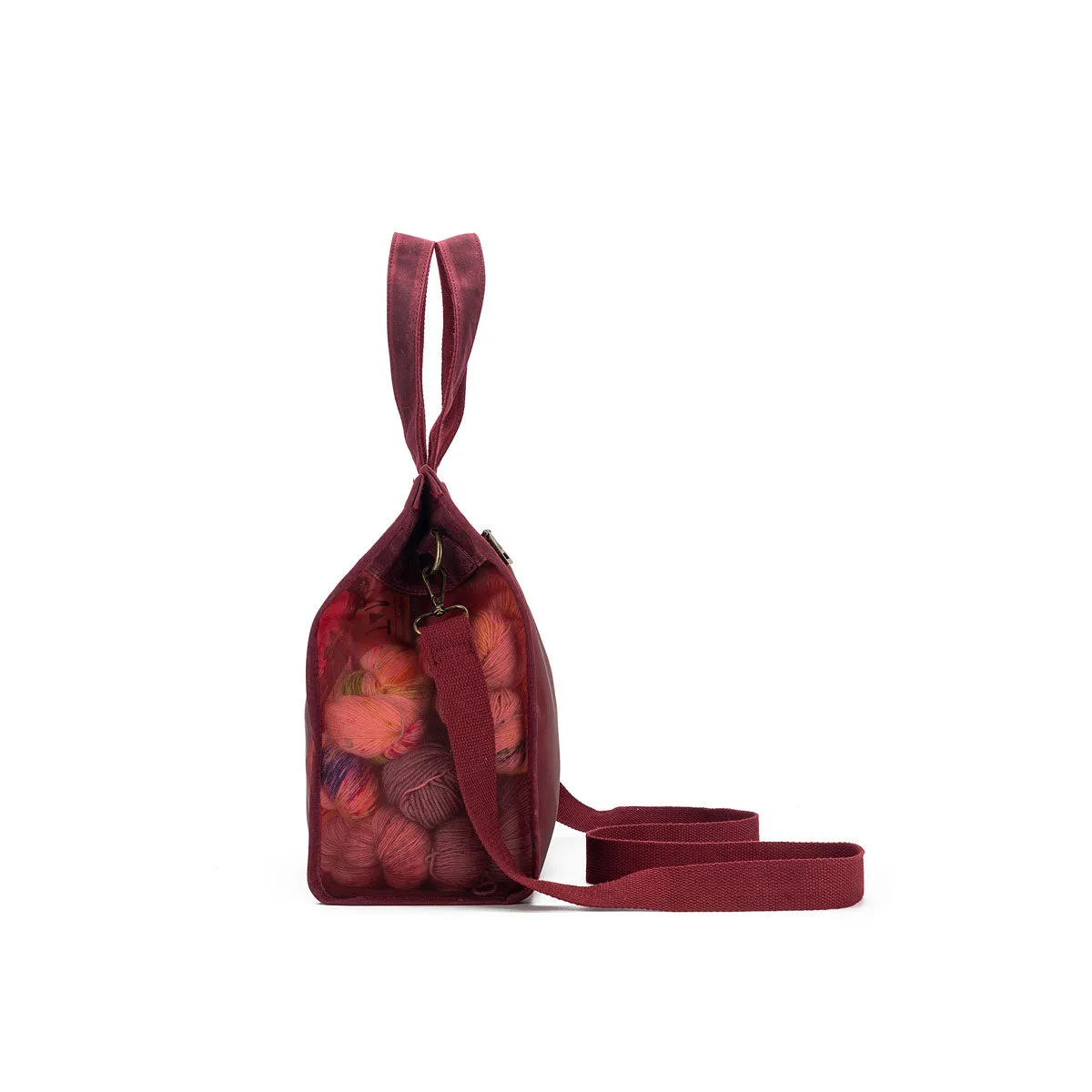 della Q Maker's Mesh Tote - Olive