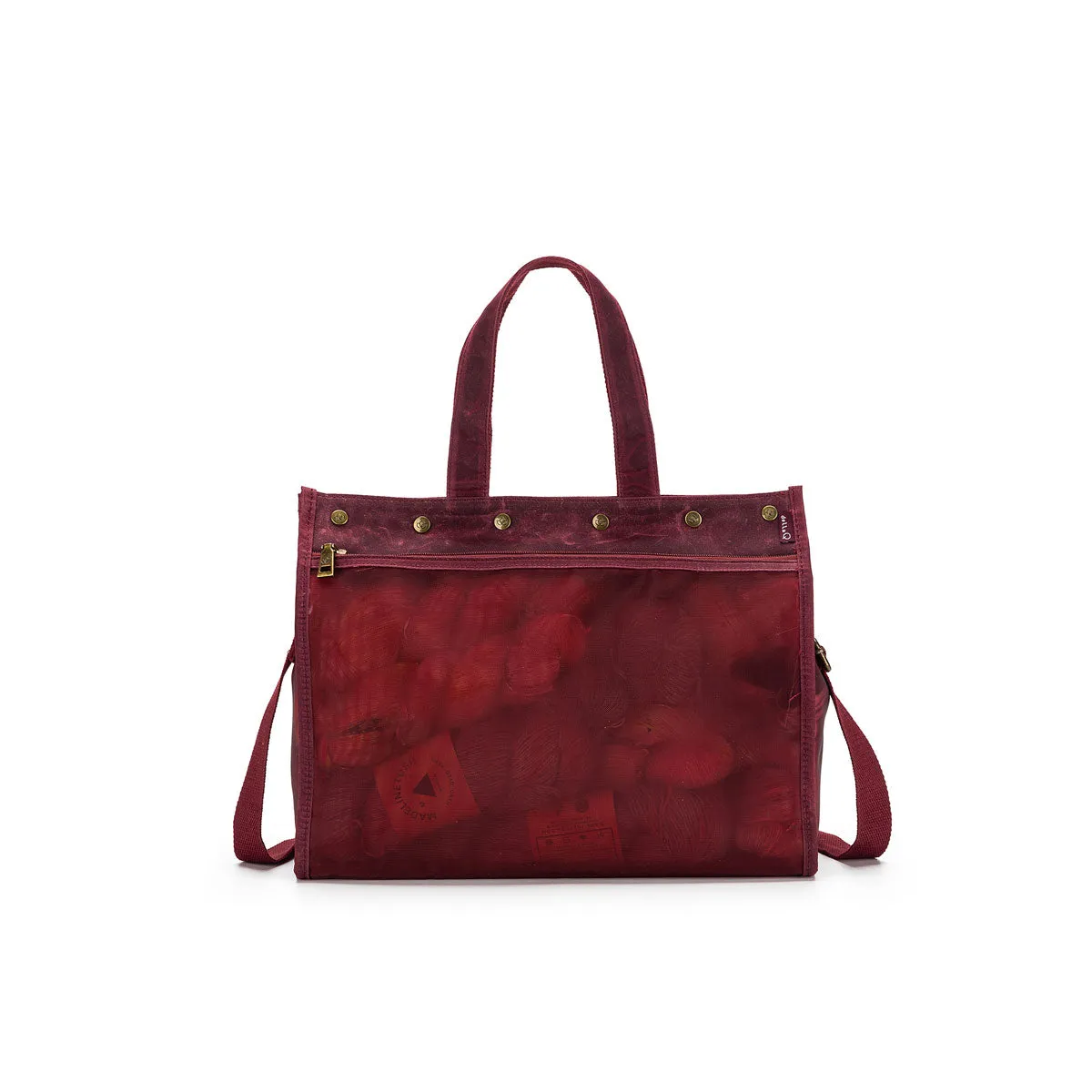 della Q Maker's Mesh Tote - Olive
