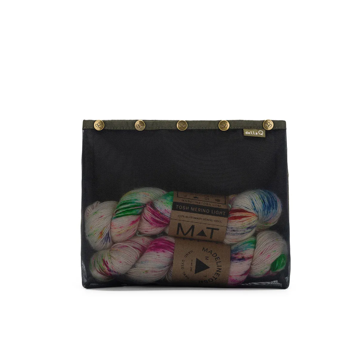 della Q Maker's Mesh Tote - Olive