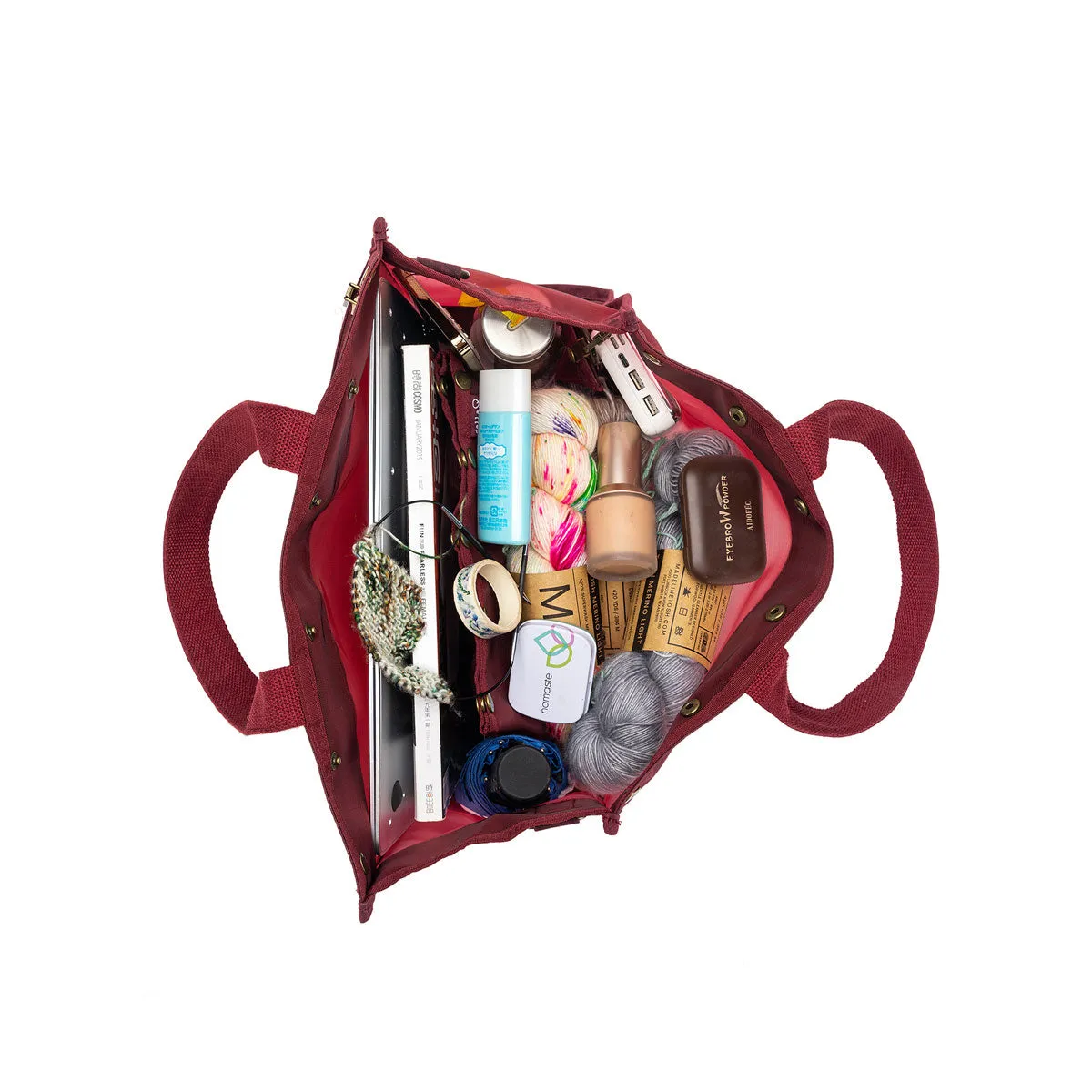 della Q Maker's Mesh Tote - Olive