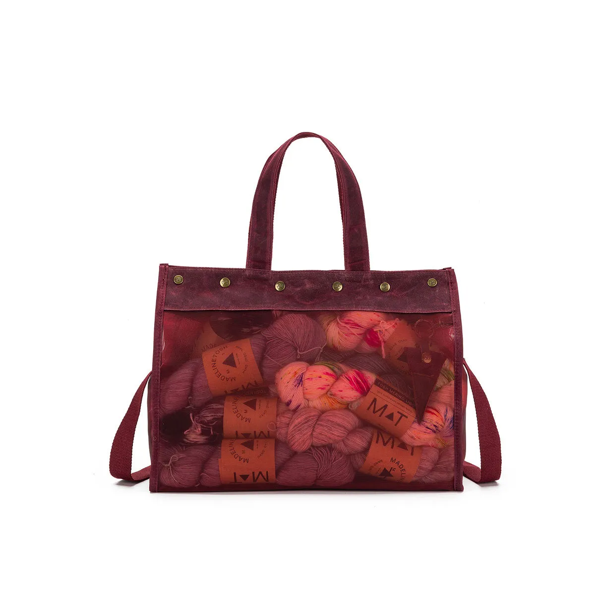 della Q Maker's Mesh Tote - Olive
