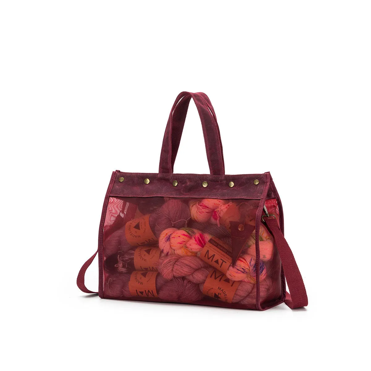 della Q Maker's Mesh Tote - Purple