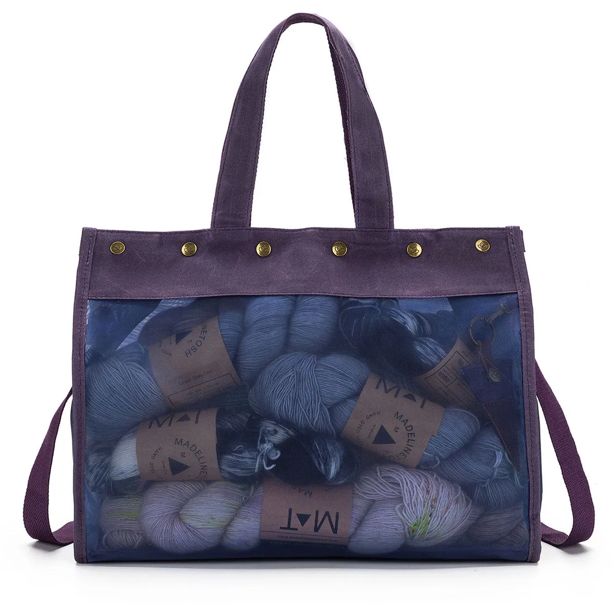 della Q Maker's Mesh Tote - Purple