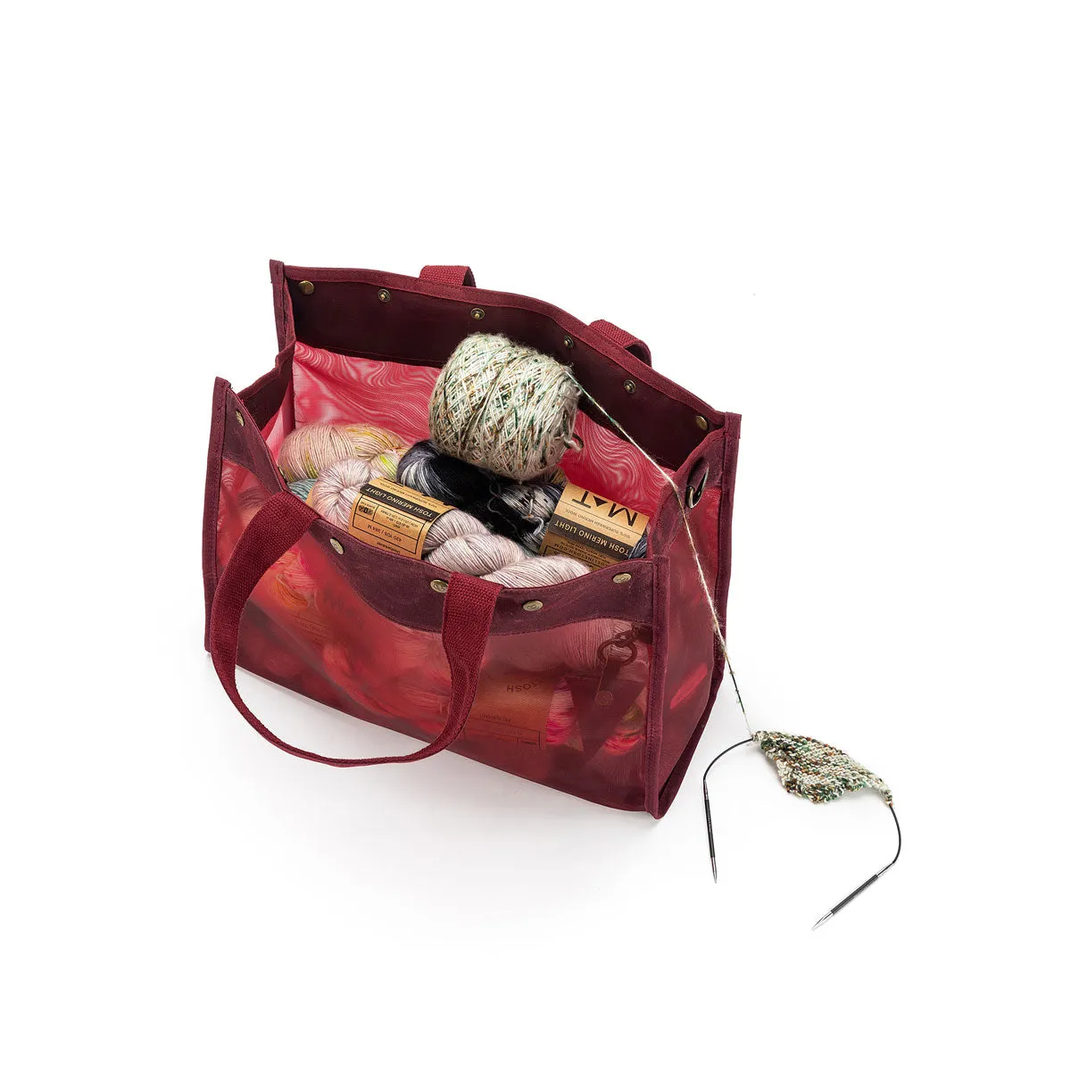 della Q Maker's Mesh Tote - Purple
