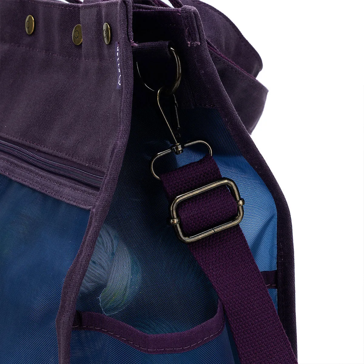 della Q Maker's Tall Mesh Tote - Purple