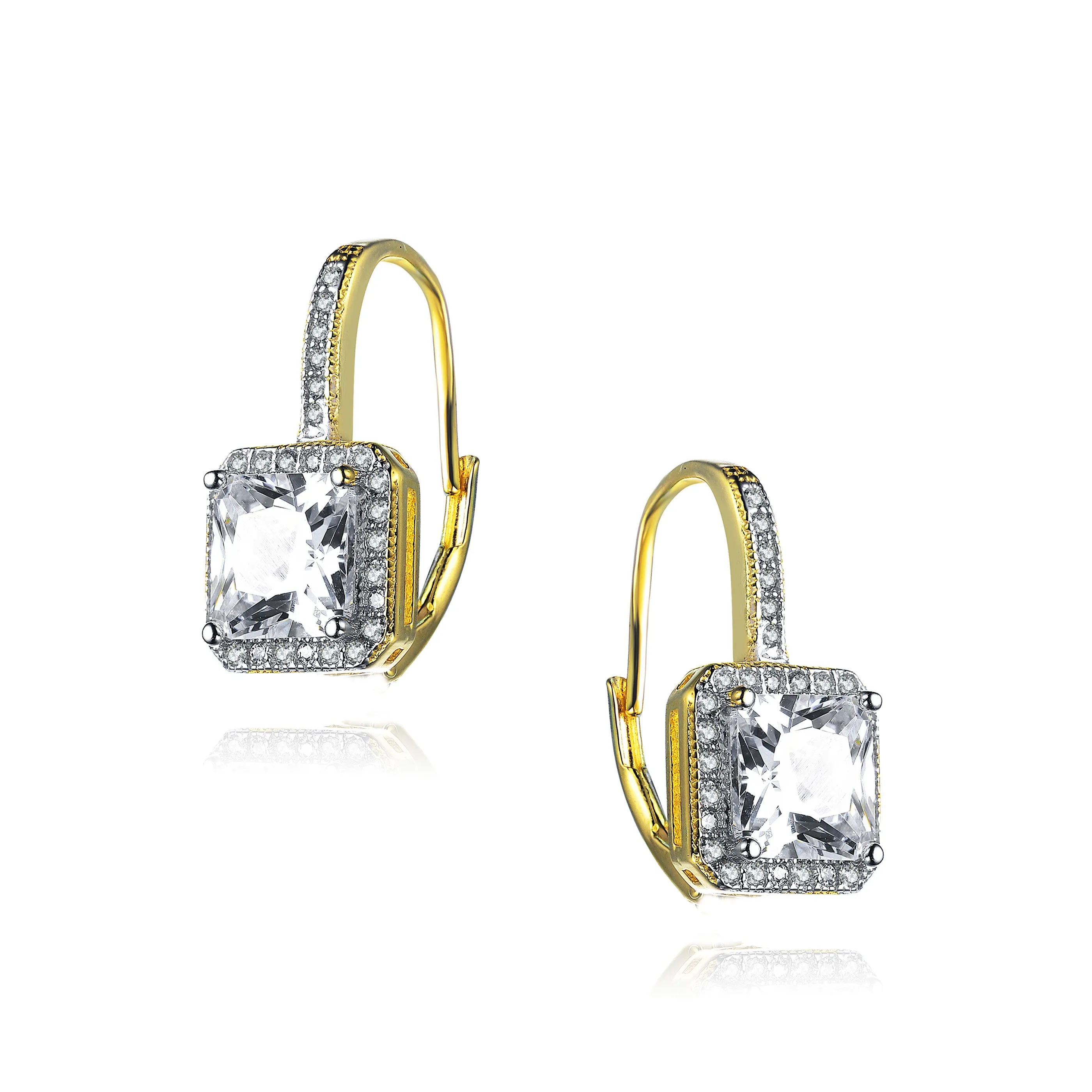 La Scène Square Stud Earrings