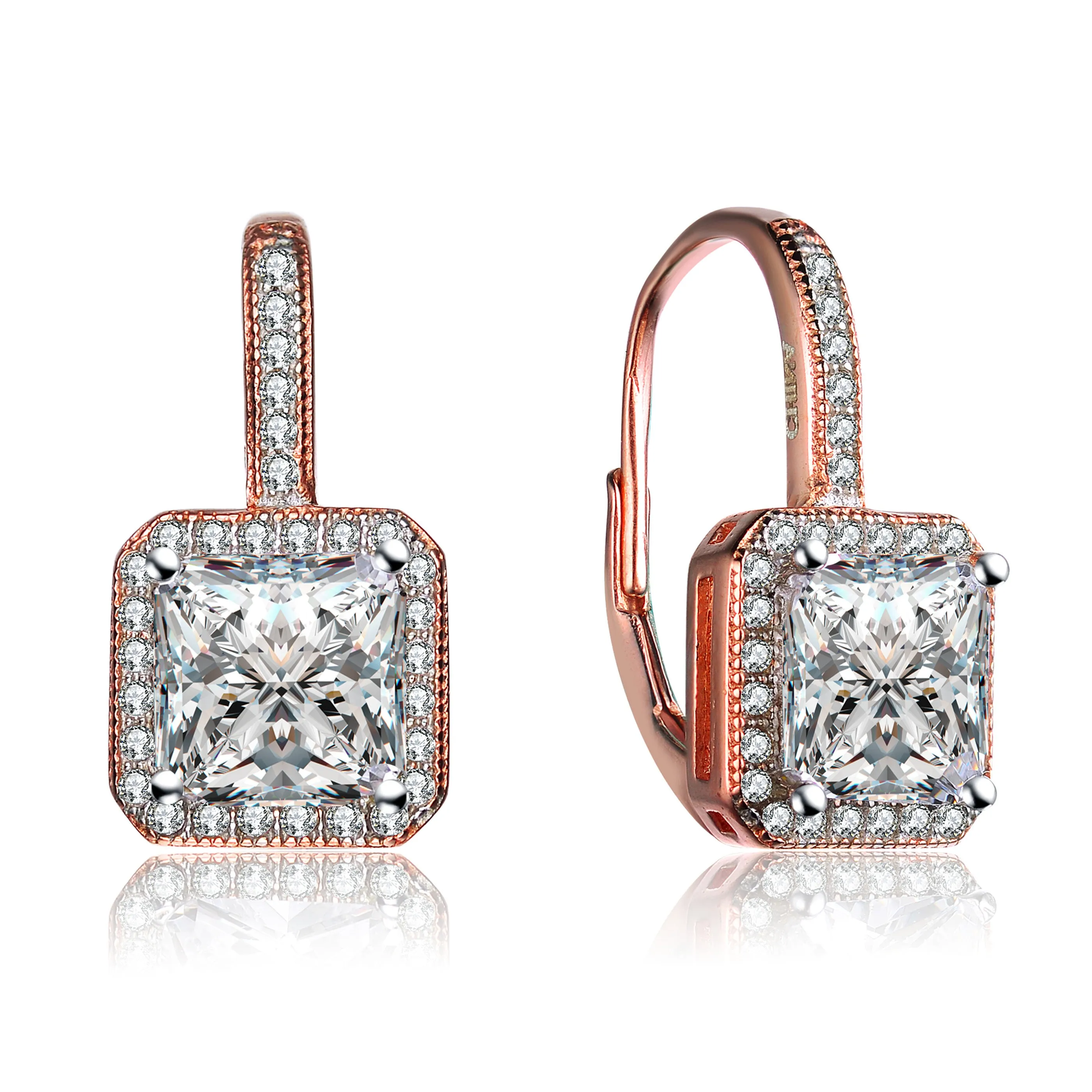 La Scène Square Stud Earrings