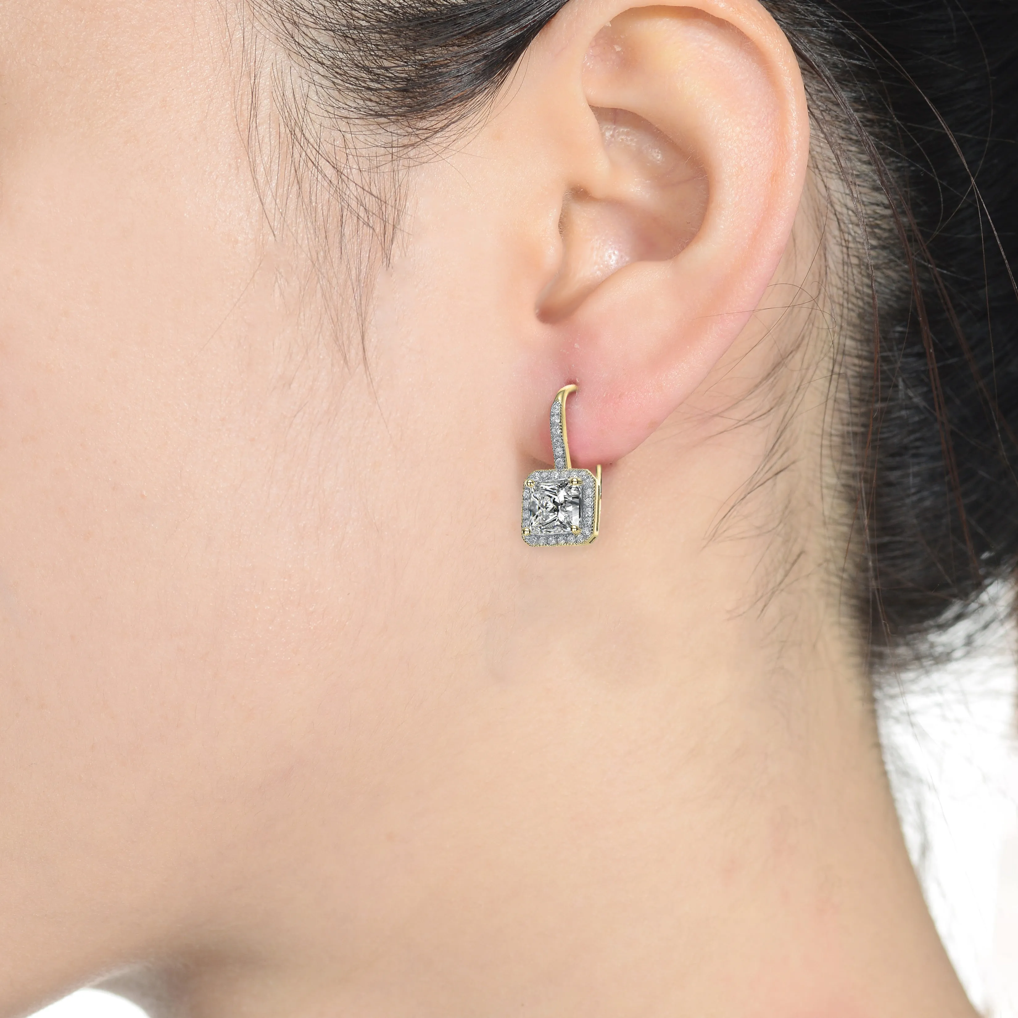 La Scène Square Stud Earrings