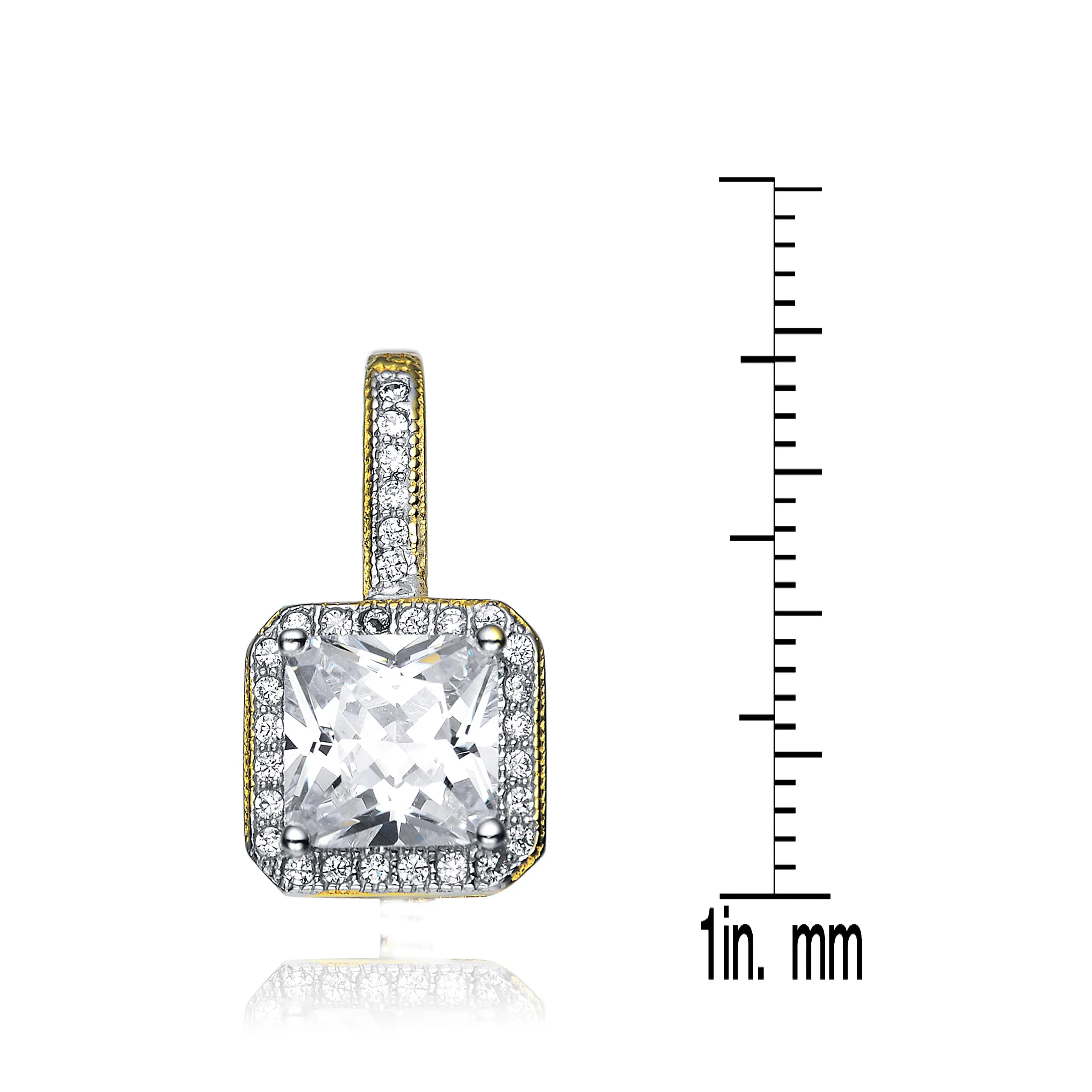 La Scène Square Stud Earrings