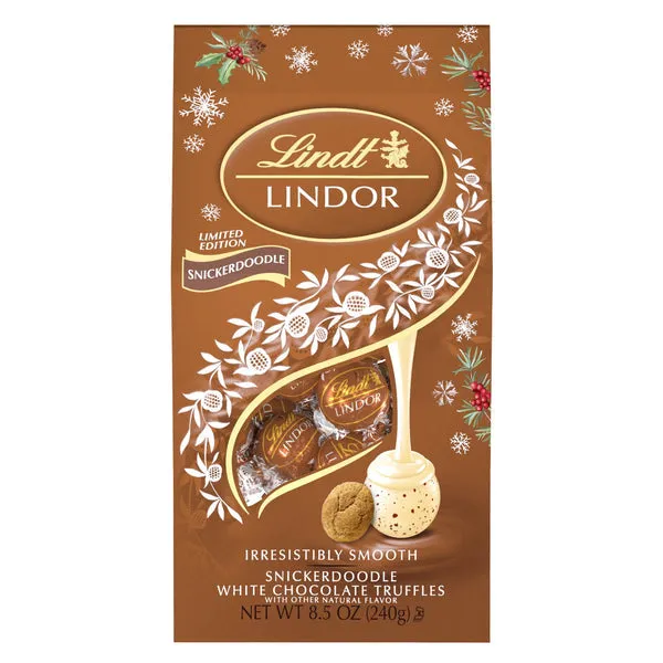Lindor Holiday Snickerdoodle Truffle Bag