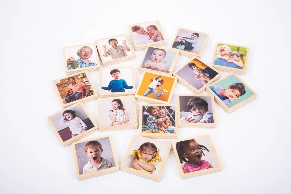 My Emotions - Wooden Tiles