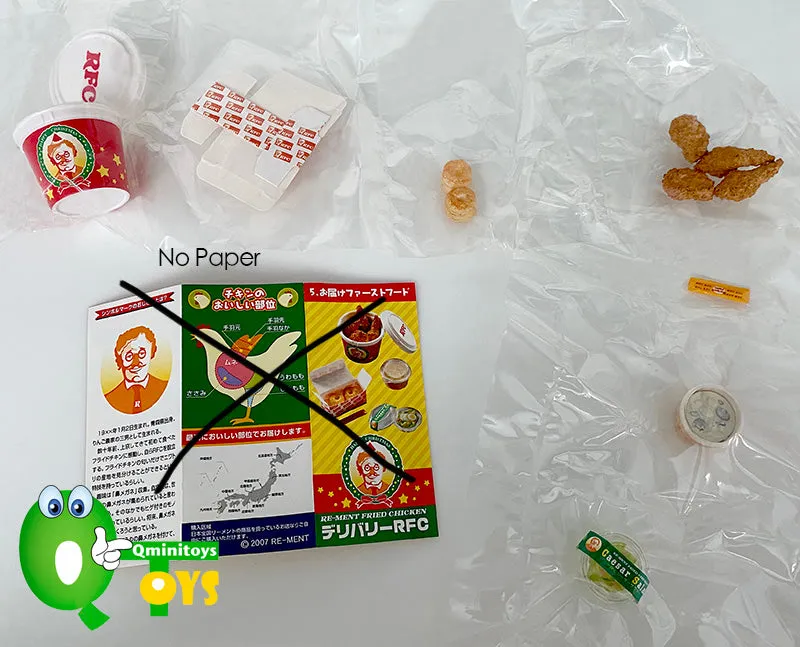 Rare 2007 Re-Ment Meal Delivery Service (Sold Individually)