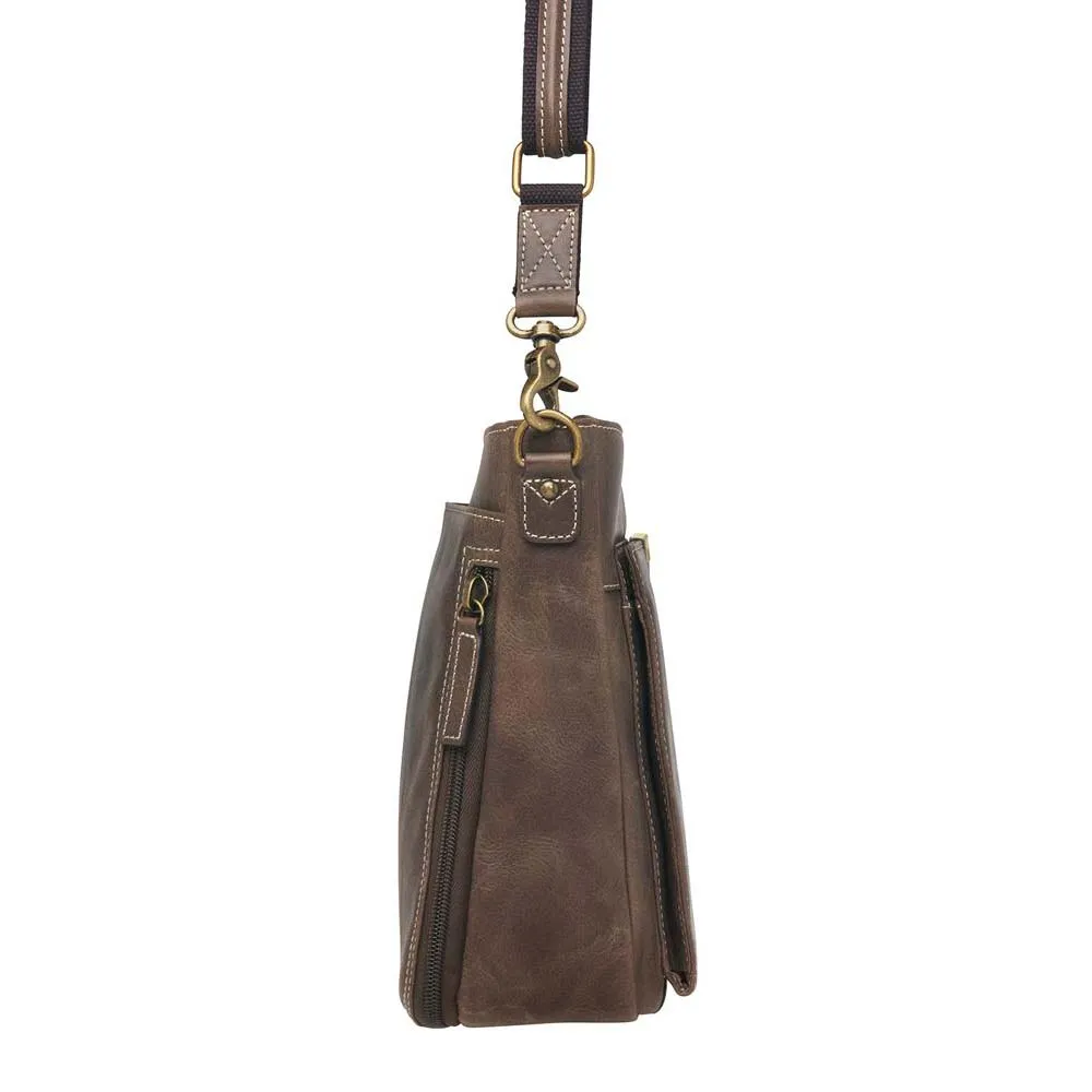 Slim Crossbody, Distressed Buffalo