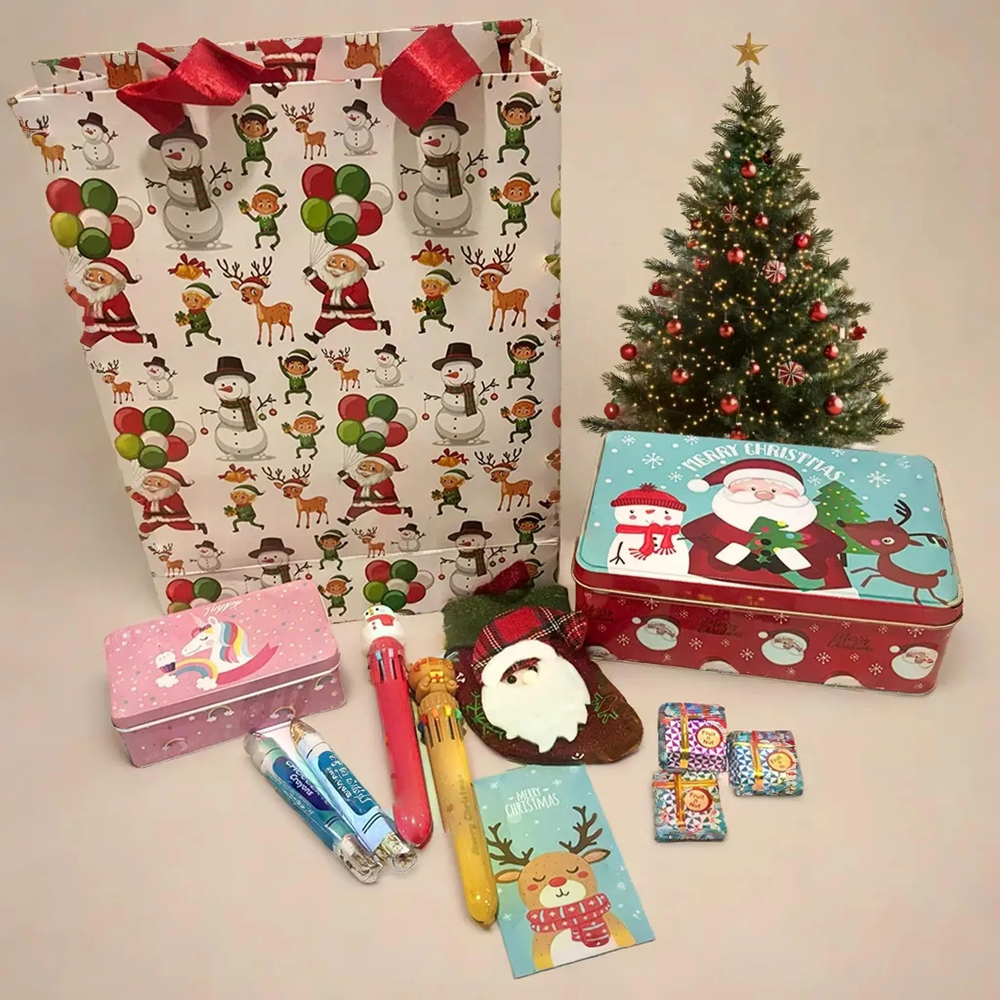 Snaxup Santa Tin Gift Box