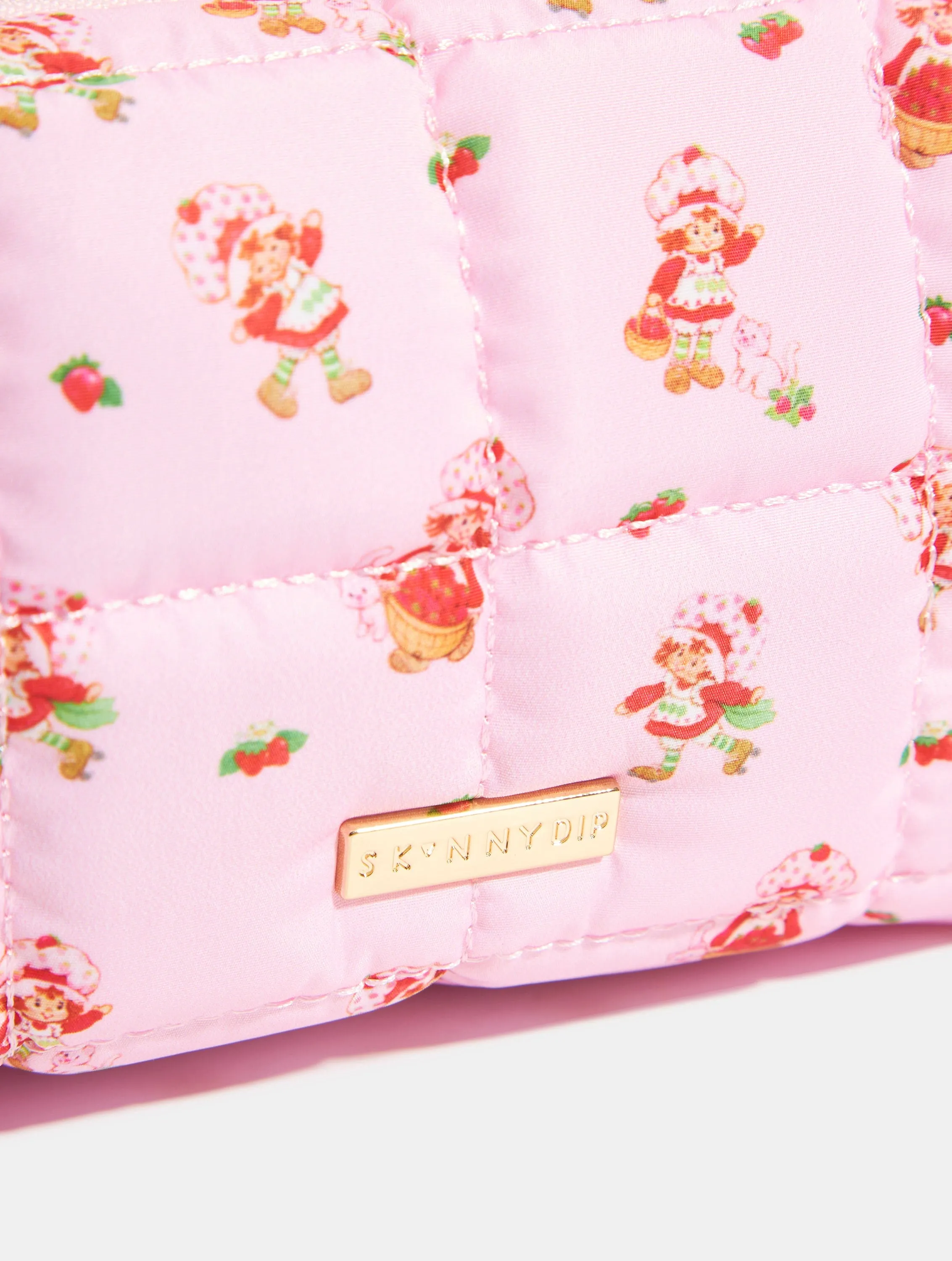 Strawberry Shortcake x Skinnydip Puffy Makeup Bag