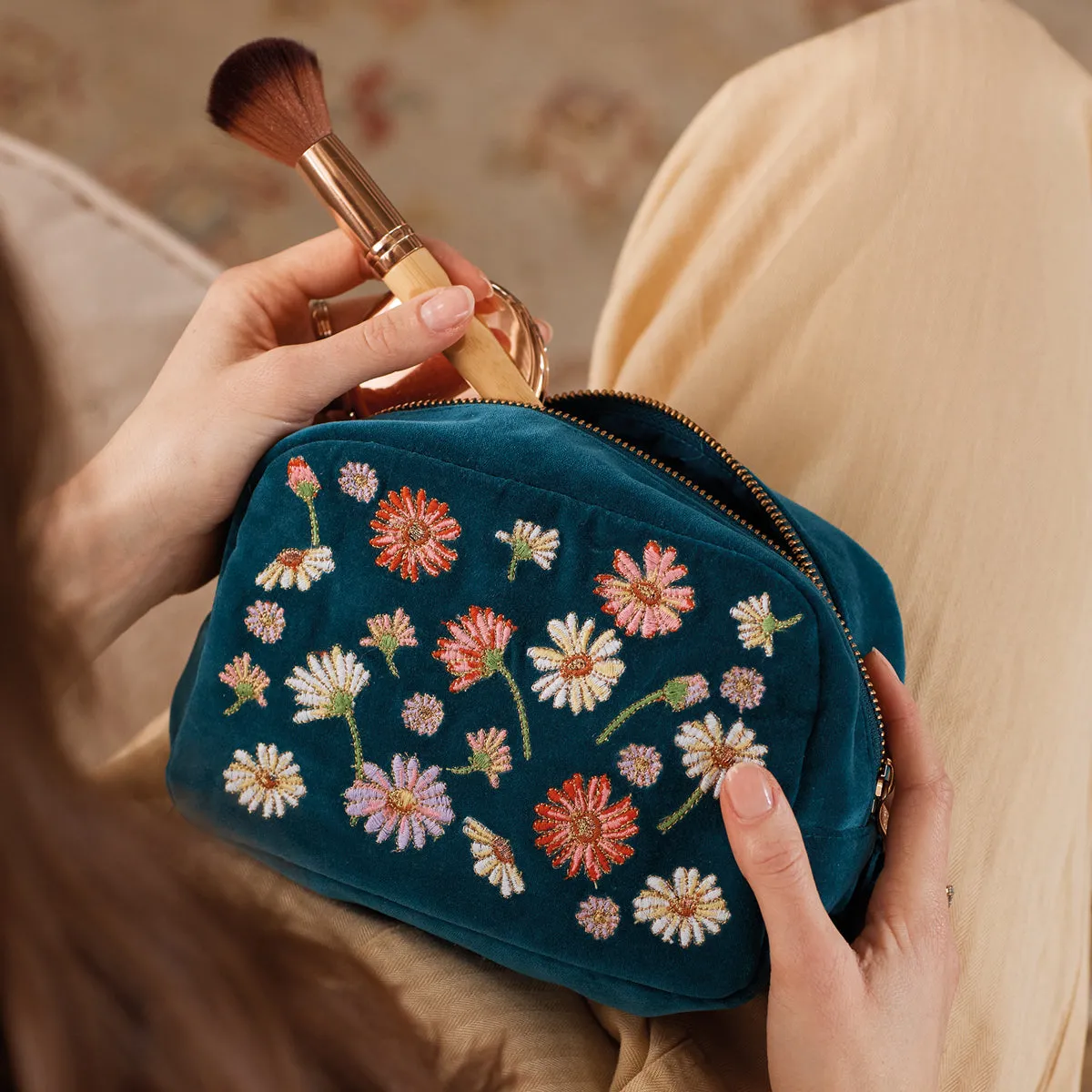 Wildflower Makeup Bag